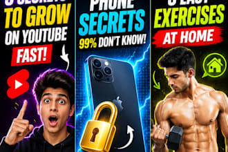 design eye catching youtube shorts thumbnails that increase views
