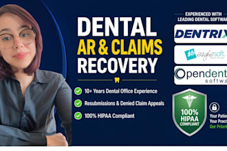 audit dental aging reports and recover unpaid insurance claims