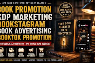 do book promotion kdp marketing bookstagram book adverting booktok promotion