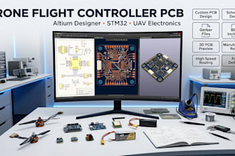 design drone flight controller pcb using altium designer