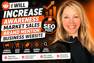 increase awareness market sales brand mention business website reddit seo post
