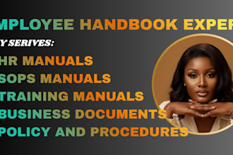 write UK employee handbook and HR documents
