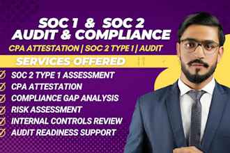 us CPA perform soc2 type 1 audit, soc2 compliance, CPA attestation report