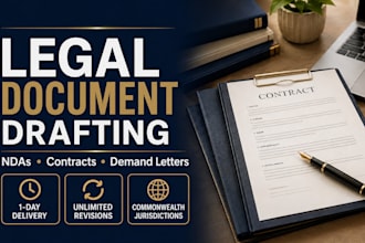 draft ndas, demand letters, contracts and agreements