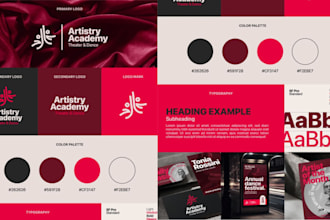 build luxury brand identity, brand identity kit, visual style guide, brand board