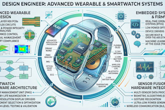 design engineer advanced wearable pcb, smartwatch hardware and embedded systems