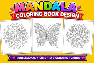 draw mandala pages for coloring