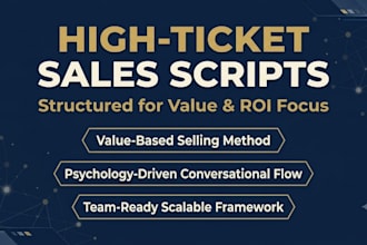write a custom b2b cold calling script and sales playbook