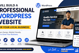 build wordpress website local business elementor website wordpres redesign