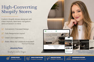 design a high converting shopify store