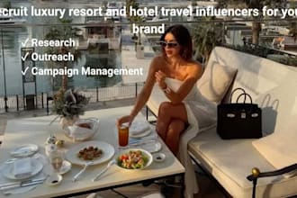 recruit luxury resort and hotel travel influencers for your brand