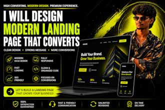 functioning landing page design
