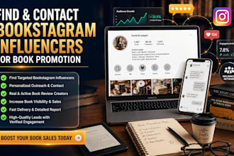 find and contact bookstagram influencers for book promotion