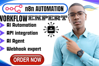 build n8n ai agent automation workflow, custom ai agent, n8n automation