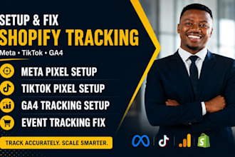 setup shopify facebook ads tiktok ads meta ads ga4 shopify pixel tracking fix