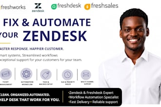 setup zendesk freshdesk helpdesk automation workflow