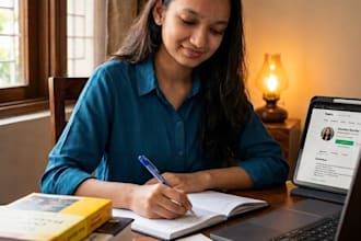 write anything with beautiful handwriting