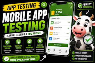 do QA testing, app testing, website testing
