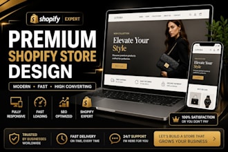 design a premium shopify store that increases sales