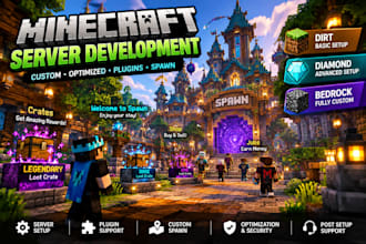 develop minecraft server anything you imagine