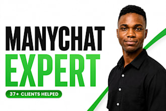 setup manychat automation manychat chatbot facebook, whatsapp, instagram