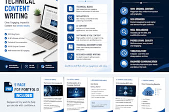 write SEO friendly technical blogs and technology articles