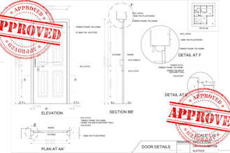 create shop drawing of windows and door