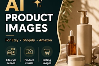 create ai product images for etsy, shopify, or amazon listings