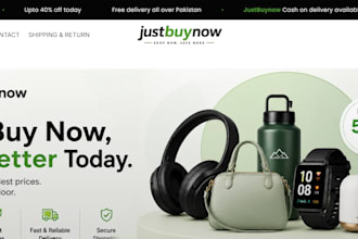 develop a responsive react ecommerce website