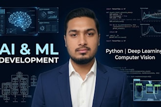 develop custom python ai and machine learning solutions