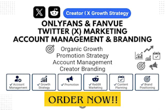 manage your onlyfans page grow twitter fanvue promotion marketing