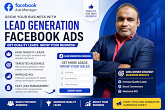 provide b2b lead generation and manage facebook ads for your bussiness