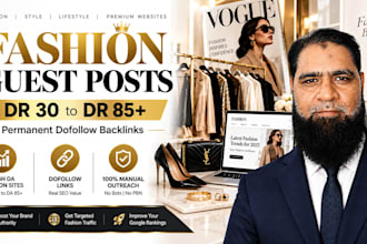 do fashion guest post and get high da fashion backlinks