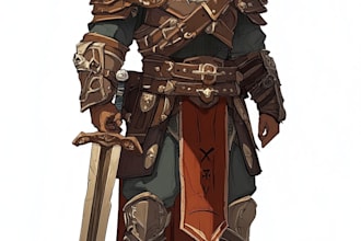 fantasy dnd character illustration