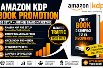 do amazon kdp ads setup, author brand marketing, kindle book promotion