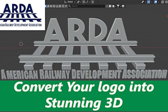 design a stunning 3d logo from your 2d image