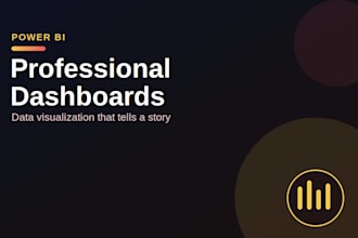 build professional power bi dashboards and excel reports