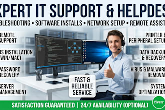 provide professional IT support and computer troubleshooting