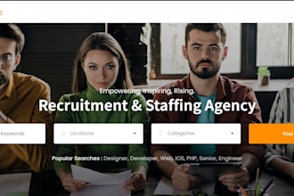 design wix recruitment agency website wix talent acquisition website wix ats