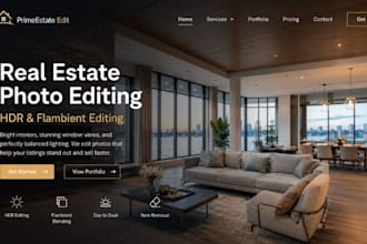 build wix real estate photo editing website hdr flambient photo website
