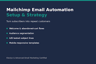 set up your mailchimp email automation flow