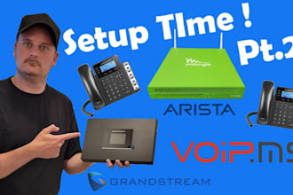 setup and install voip like grandstream asterisk sip trunk