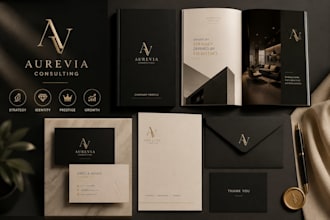 design timeless brand identity business minimalist branding kit company profile
