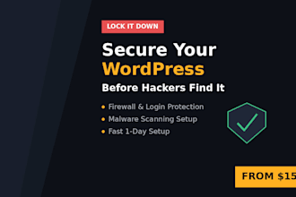 harden and secure your wordpress website from hackers