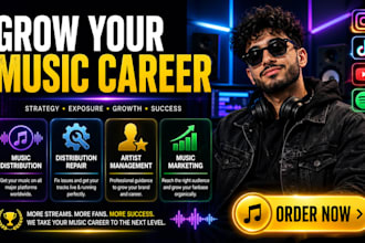 music distribution, music manager, fix distribution issues, and music marketing