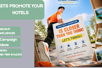 recruit and onboard luxury resort and hotel influencers for hotel brands