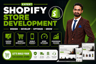 create shopify store with custom sections and premium layout
