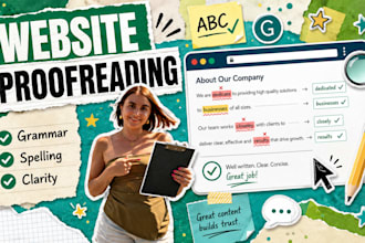 professionally proofread and edit your website content