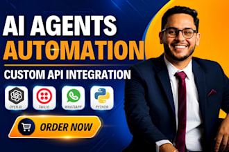 build ai agents with openai API, twilio API and whatsapp API, python automation