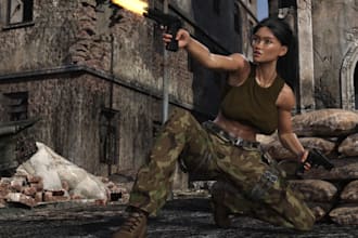 render your daz studio 3d scenes in high quality iray